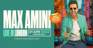 Max Amini live in London 3rd Show!