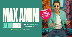 Max Amini Live in London 2nd Show!