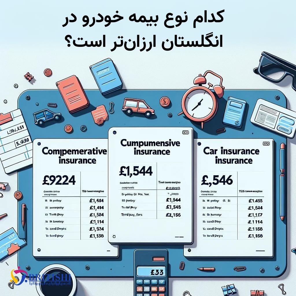 کدام نوع بیمه خودرو در انگلستان ارزان‌تر است؟