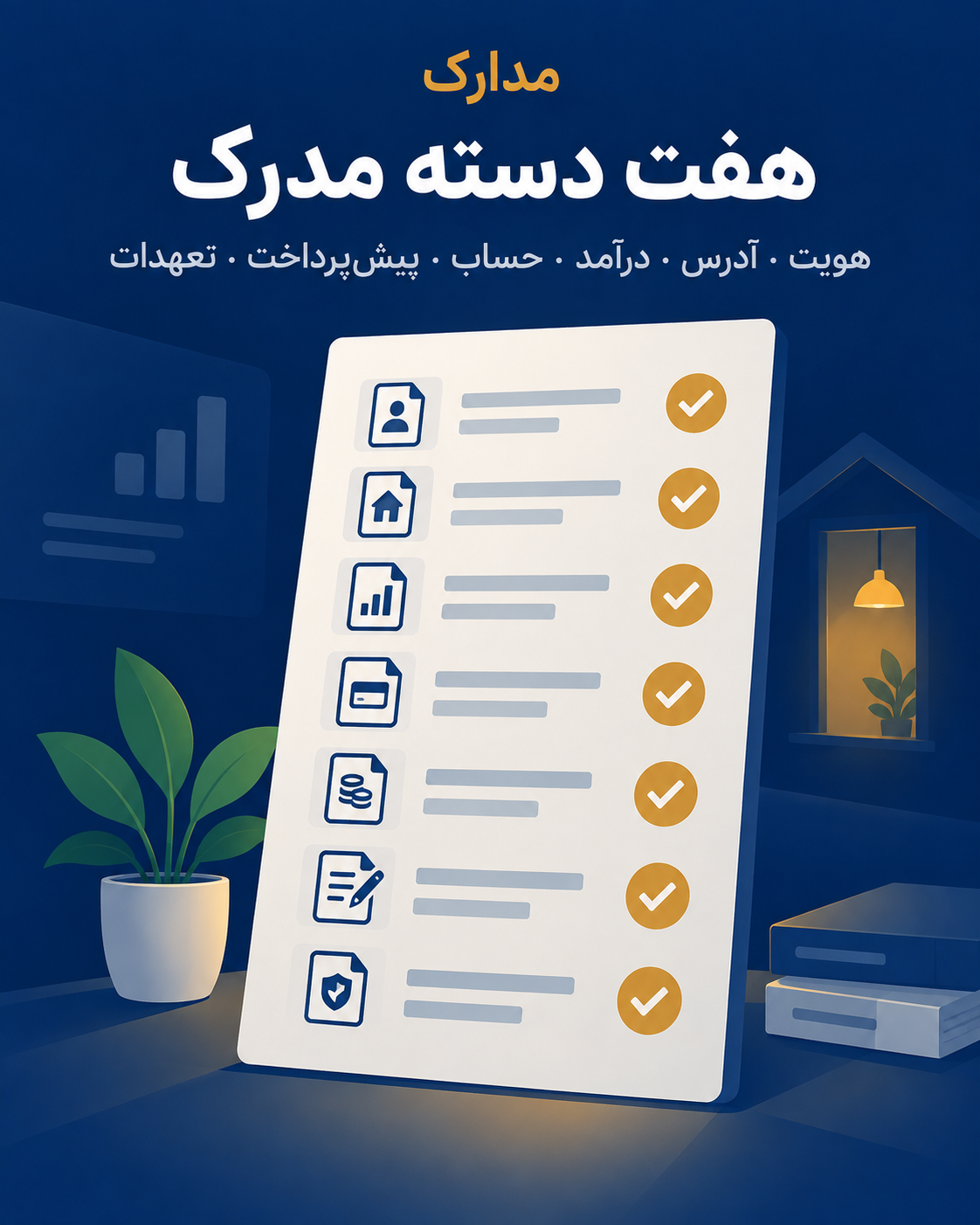 مدارک لازم برای درخواست وام مسکن در انگلستان